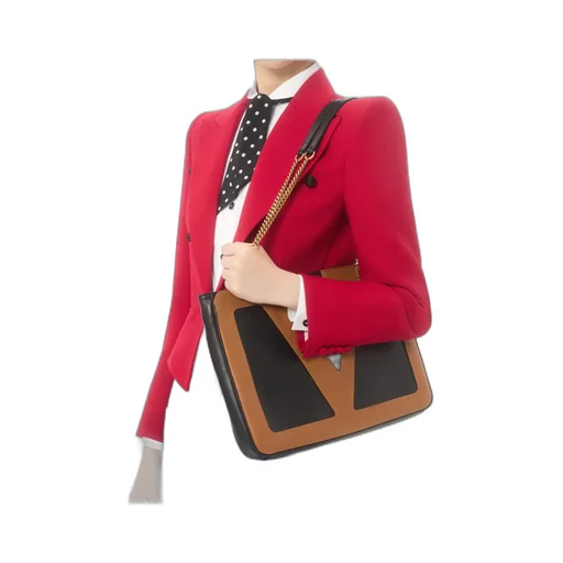 Valentino Plusdepois-Tie Button-Up Top