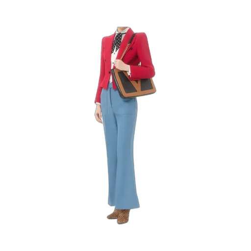 Valentino Plusdepois-Tie Button-Up Top
