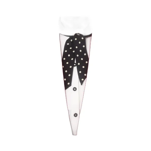 Valentino Plusdepois-Tie Button-Up Top