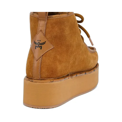 Suede Platform Ankle Boots