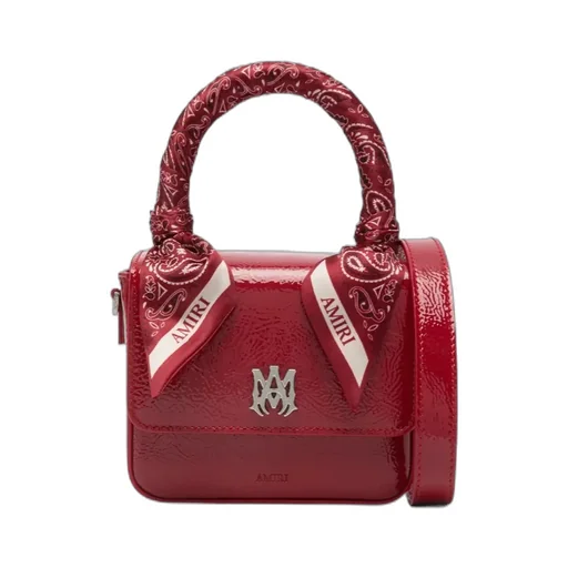 Amiri Logo Plaque Micro Ma Tote Bag