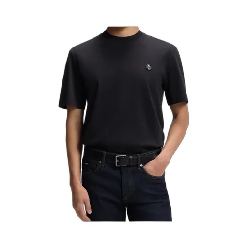 Round-Neck Appliqué T-Shirt