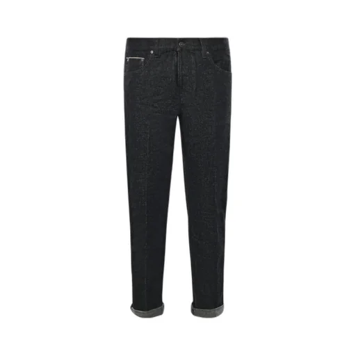 Dondup Turn-Up Straight-Leg Jeans