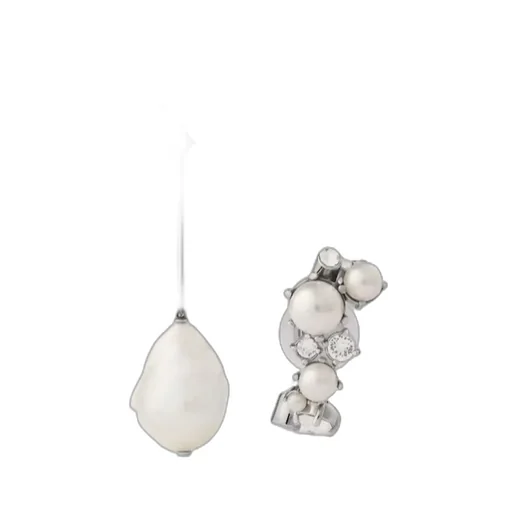 Givenchy	Embellished Asymmetric Earrings