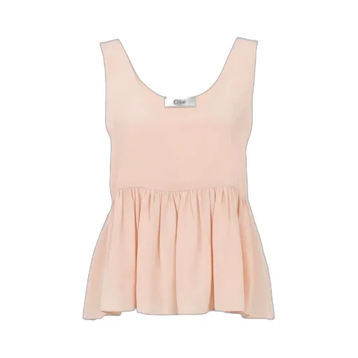 Chlo Gathered Sleeveless Top