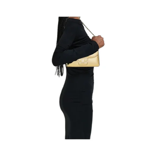 Ferragamo Double Gancini Chain Mini Clutch Bag