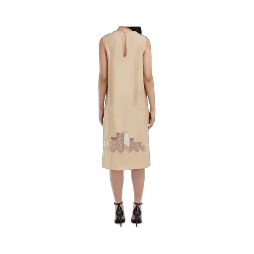 Dress With Lace Inserts