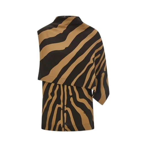 Sleeveless Animal Print Top