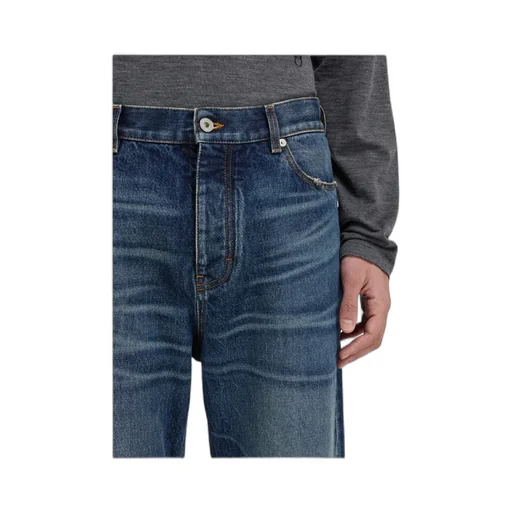 Ferragamo Logo-Patch Straight Leg Jeans