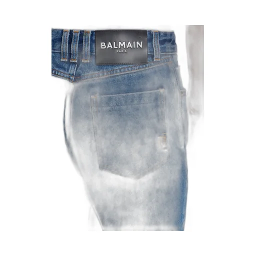 Straight-Leg Denim Jeans