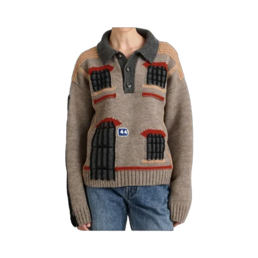 House Polo Sweater