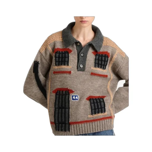 House Polo Sweater