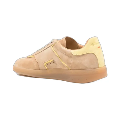 Santoni Logo Embossed Sneakers
