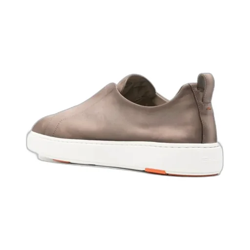 Santoni Minimal Slip-On Sneakers