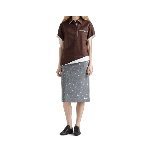 Prada Scotland Short-Sleeved Polo Shirt