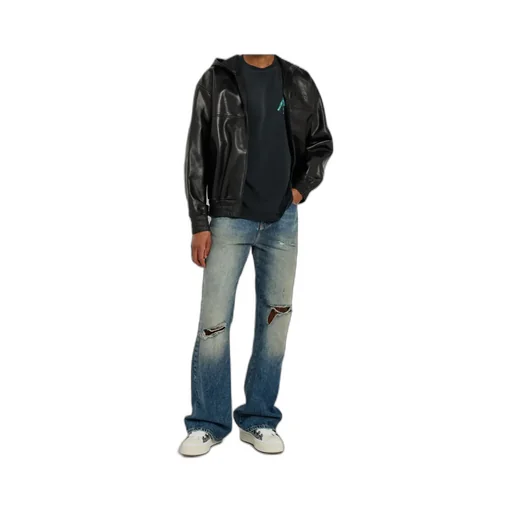 Leather Zip Jacket