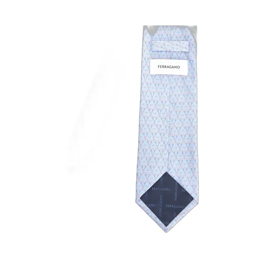 Ferragamo Logo Detailed Printed Tie