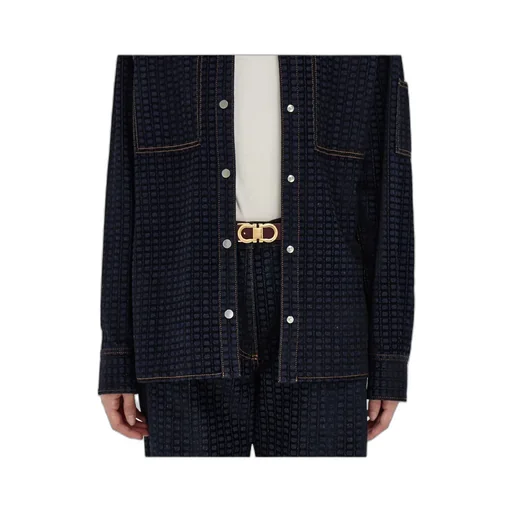 Ferragamo Reversible Gancini Buckle Belt
