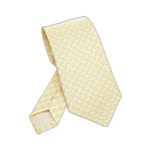 Ferragamo Logo Detailed Printed Tie