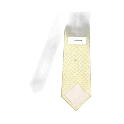 Ferragamo Logo Detailed Printed Tie