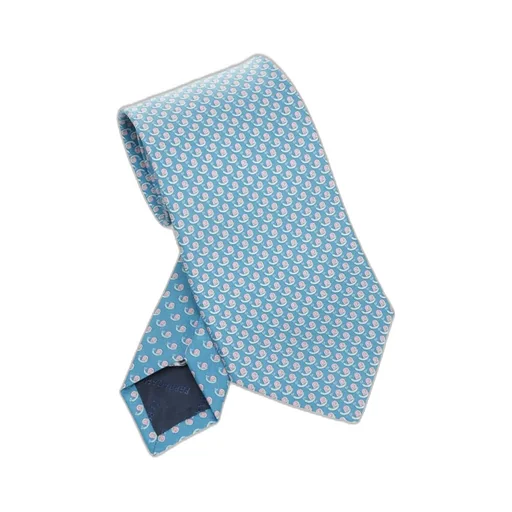 Ferragamo Logo Detailed Printed Tie
