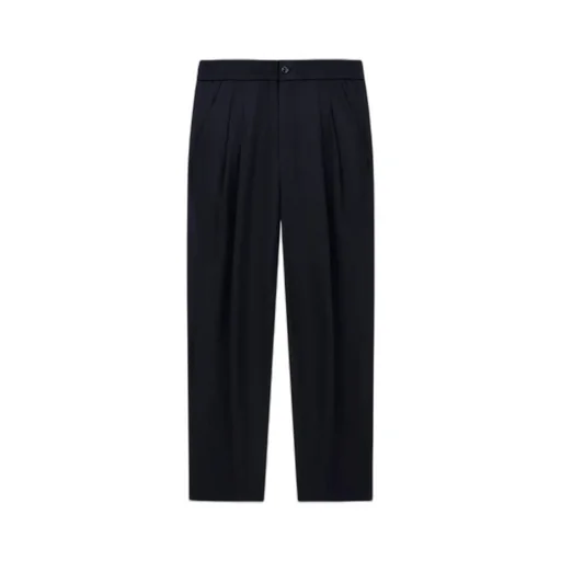 Button-Front Casual Pants