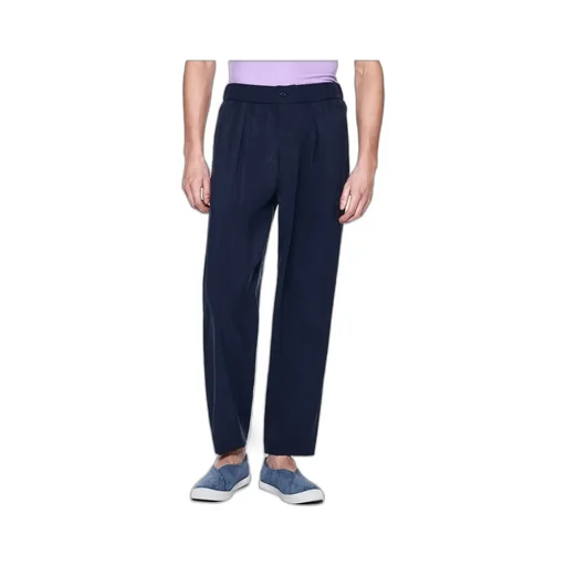 Button-Front Casual Pants