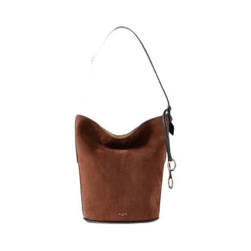 Small Suede Bucket Bag
