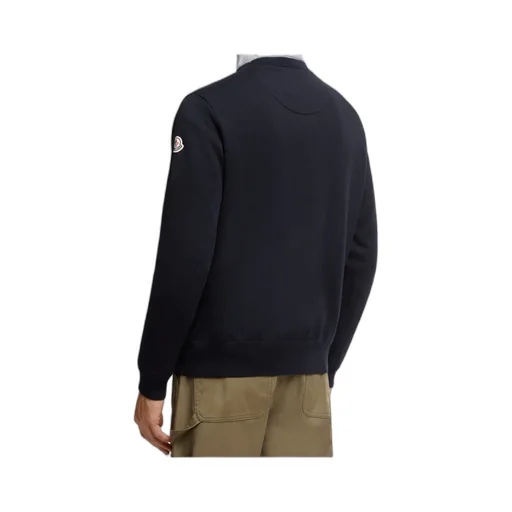 Embroidered Monogram Cotton Sweater