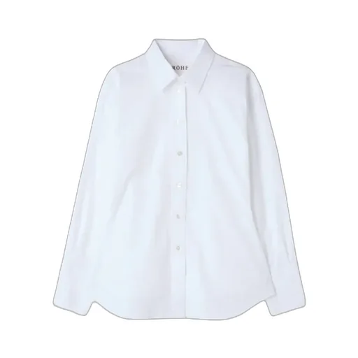 RÓHe Long Sleeve Crinkled Poplin Shirt