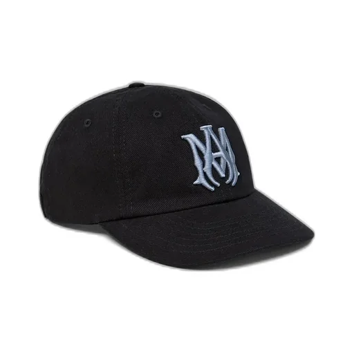 Ma Embroidered Denim Cap