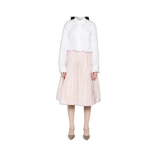Prada Pleated Midi Skirt