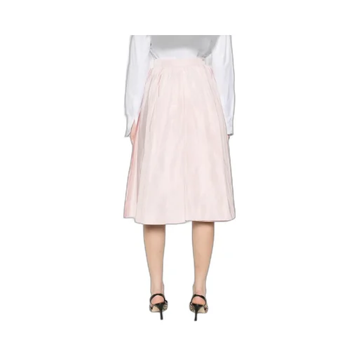 Prada Pleated Midi Skirt