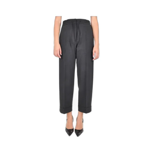 P.A.R.O.S.H. Turn-Up Hem Tailored Pants