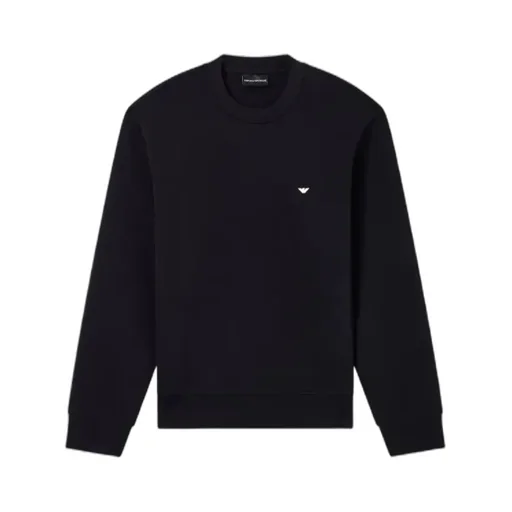 Emporio Armani Eagle Logo Emroidered Crewneck Sweatshirt