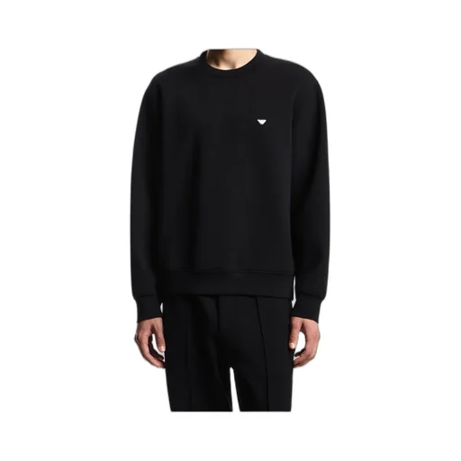 Emporio Armani Eagle Logo Emroidered Crewneck Sweatshirt