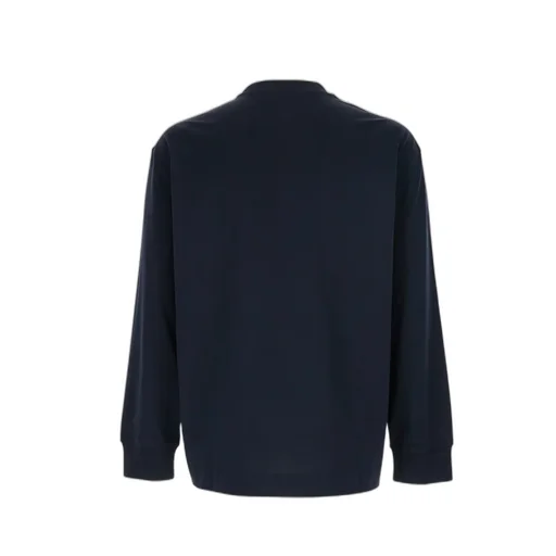 Emporio Armani Logo Embroidered Crewneck T-Shirt