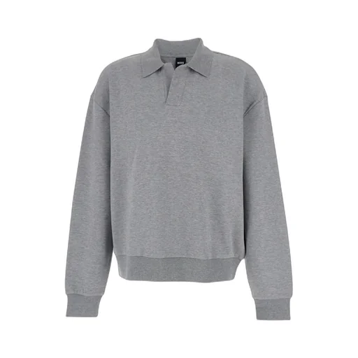 Hugo Boss Drop Shoulder Long Sleeved Polo Shirt
