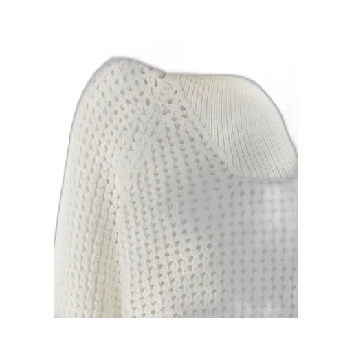 Brunello Cucinelli V-Neck Openwork Sweater
