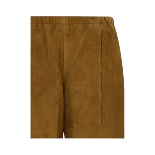 Khaite Elasticated Waist Wide Leg Trousers