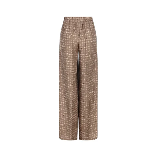 Max Mara Mxmvischio Printed Trousers