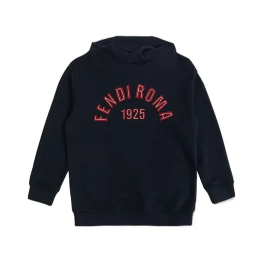 Fendi Kids Logo Patch Hoodie