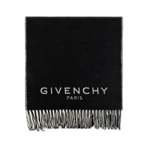 Givenchy Logo Intarsia Knit Scarf
