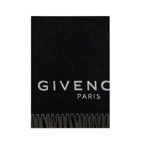 Givenchy Logo Intarsia Knit Scarf