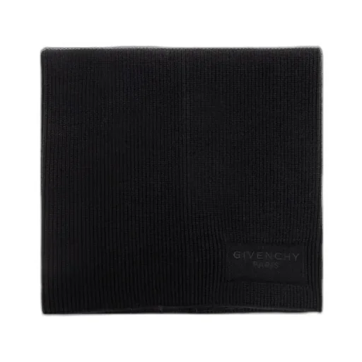 Givenchy Paris Logo Embroidered Scarf
