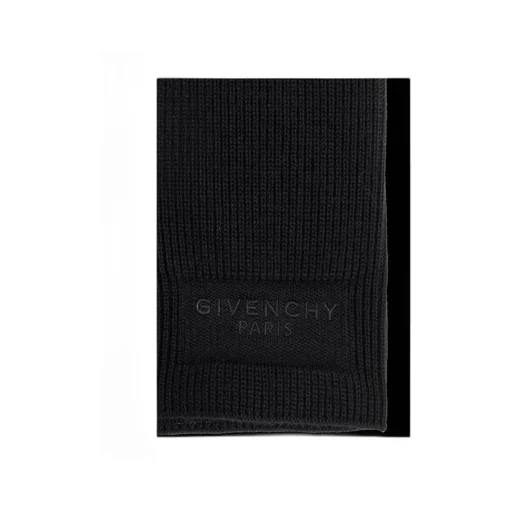 Givenchy Paris Logo Embroidered Scarf