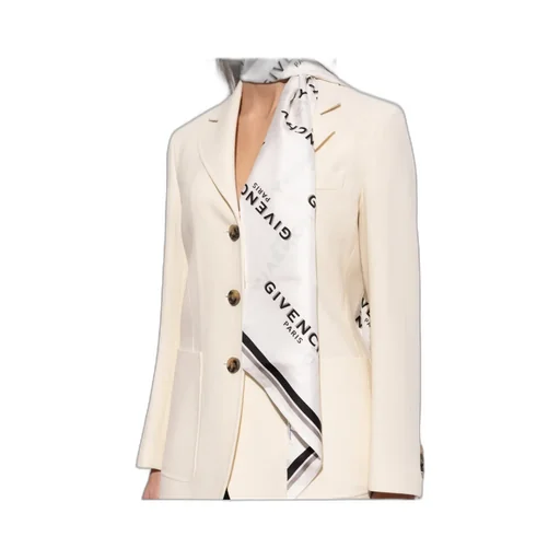 Givenchy Paris Logo Monogram Printed Scarf