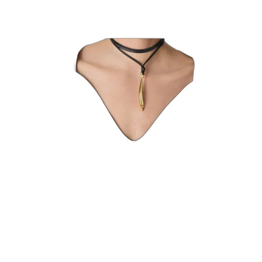 Sardine Leather Necklace