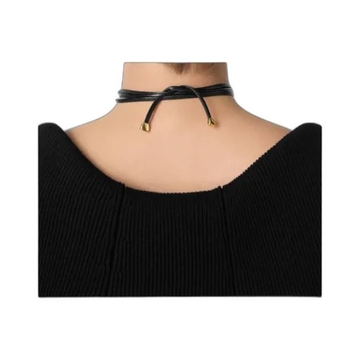Sardine Leather Necklace