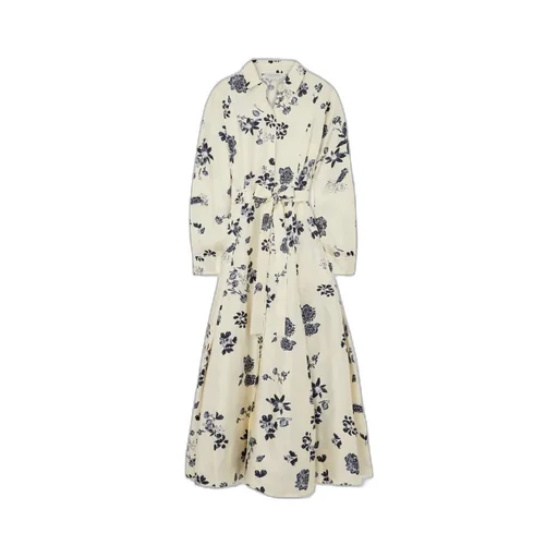 Belt-Printed Dress